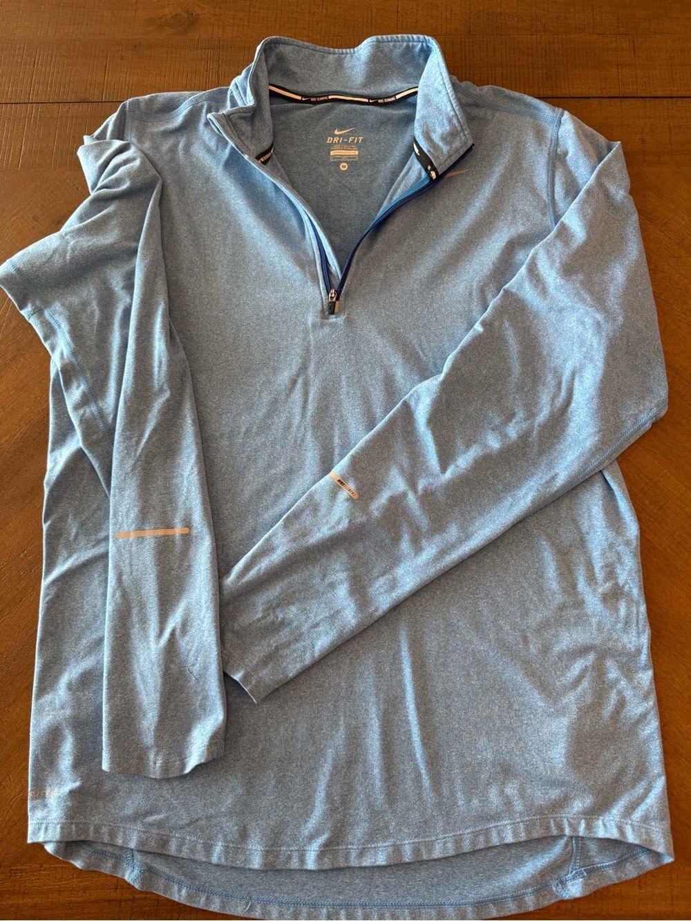 Nike Men’s Light Blue Dri-FIT Quarter-Zip Sweater